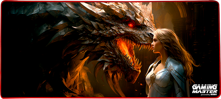 Imagem Principal do Produto - MOUSEPAD GAMER FX-X7935301 – DRAGON QUEEN