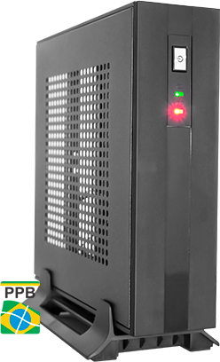 Imagem Principal do Produto - GABINETE SLIM MINI ITX CI-218R