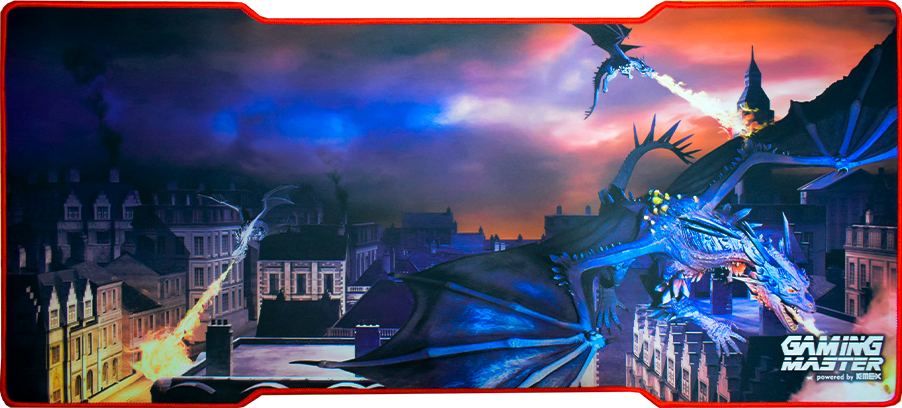 Imagem Principal do Produto - Mousepad Gamer Dragon | FXX8235