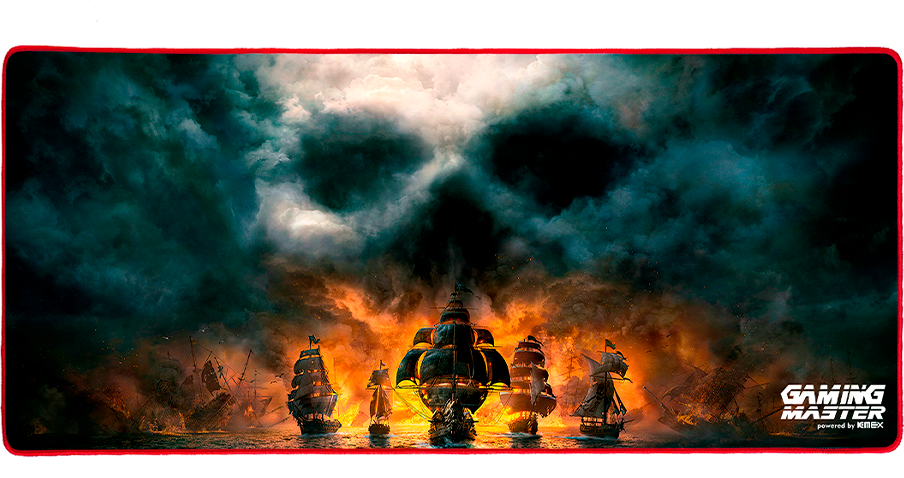 Imagem Principal do Produto - Mousepad Gamer Pirata | FXX79353021