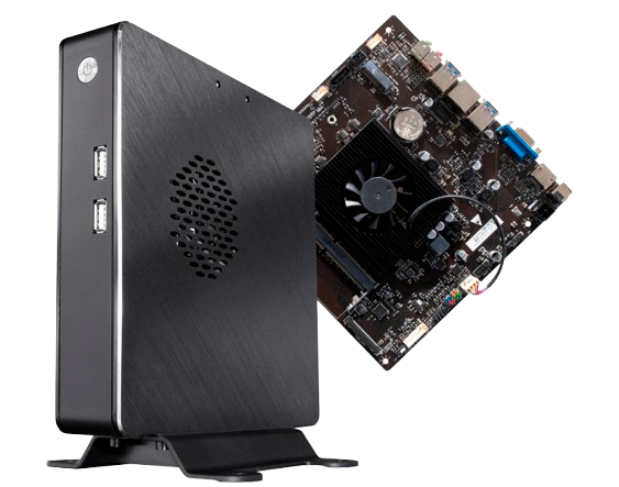 Imagem Principal do Produto - Nano PC HS-01M1 com placa mãe Thin Mini ITX JW-N5095