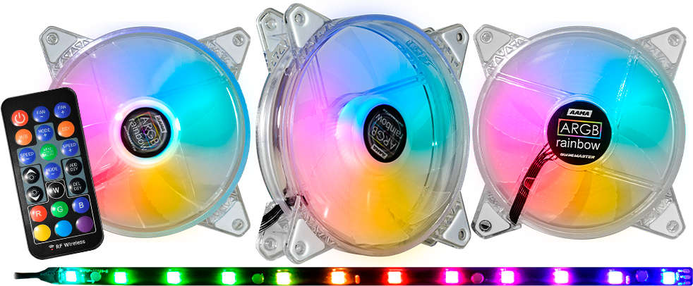 Imagem Principal do Produto - Kit Fan Cooler ARGB – AAMA
