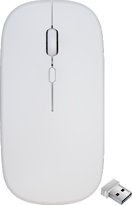 Imagem Principal do Produto - Mouse sem fio Recarregável White | MAA7W4