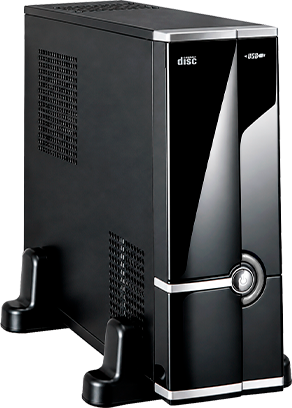 Imagem Principal do Produto - Gabinete slim micro atx | GM9J8A+PP200