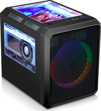 Imagem Principal do Produto - Gabinete Gamer Microcraft III | CG03RC