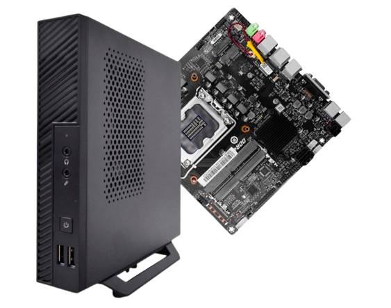 Imagem Principal do Produto - Nano PC HS01S3 com placa mãe Thin Mini ITX TH-610-D4