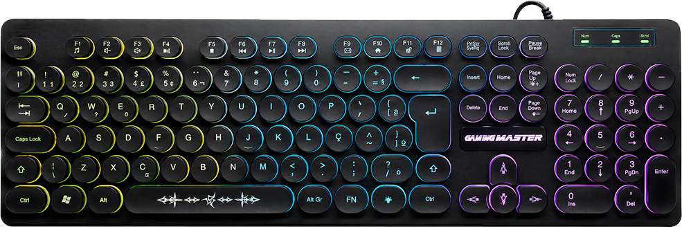 Imagem Principal do Produto - Teclado Gamer Steampunk | KM76