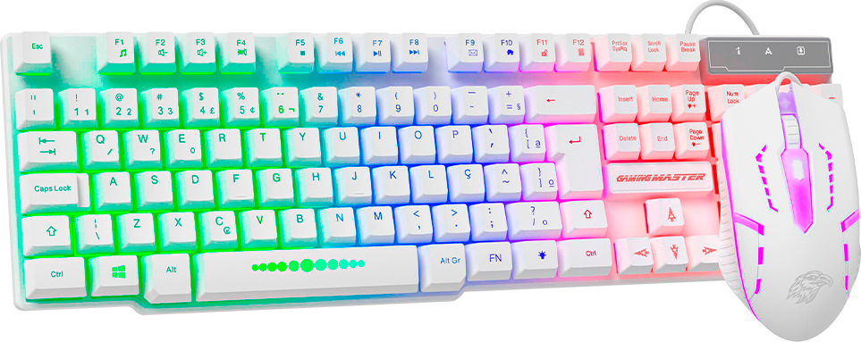 Imagem Principal do Produto - Kit Gamer White KMW52 + MOA8