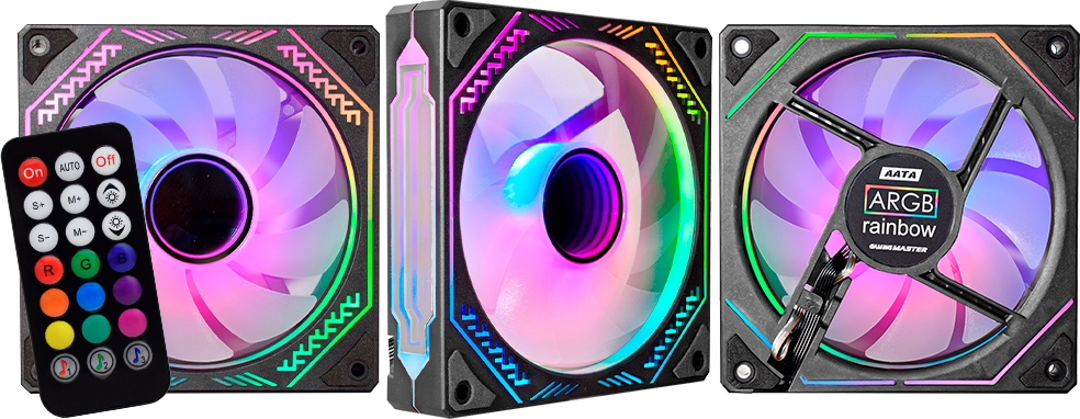 Imagem Principal do Produto - Kit Fan Cooler INFINITE ARGB – AATA