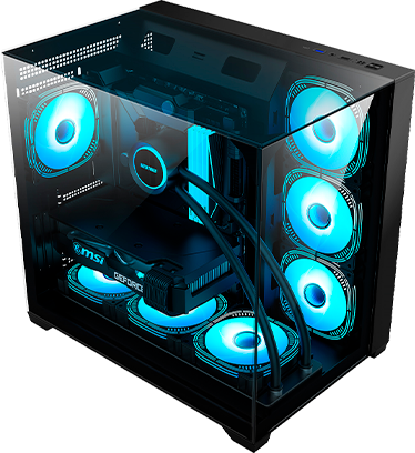 Imagem Principal do Produto - Gabinete Gamer Mega Shark | CG01FD