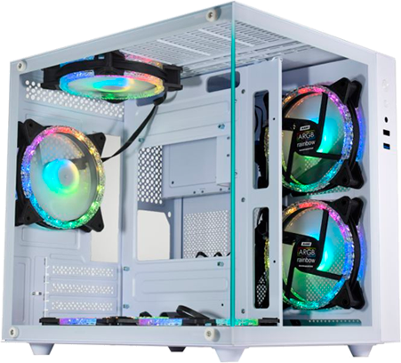 Imagem Principal do Produto - AQUÁRIO MICRO WHITE CG-W2SB MICRO ATX