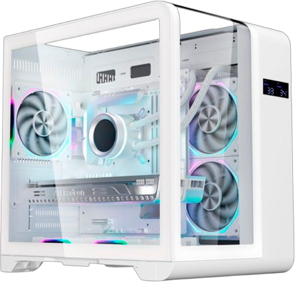 Imagem Principal do Produto - CYBERPUNK WHITE M.ATX – CG-W8KI