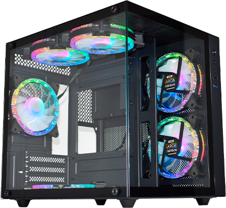 Imagem Principal do Produto - Gabinete Gamer AQUÁRIO MICRO CG-02SB MICRO ATX