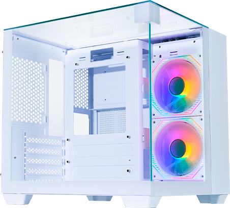 Imagem Principal do Produto - AQUÁRIO VISÃO INFINITA WHITE 2.1 CG-W2X2