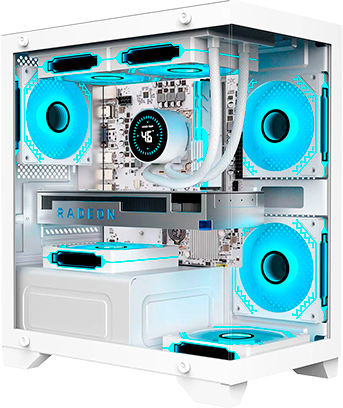 Imagem Principal do Produto - POSEIDON WHITE II MICRO ATX – CG-W1F9