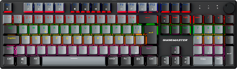 Imagem Principal do Produto - TECLADO GAMER SHADOWSCOPE KGY528
