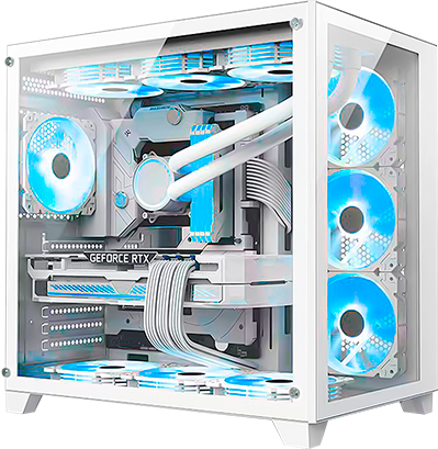Imagem Principal do Produto - SPACE ATX WHITE – CG-W2R4 – ATX