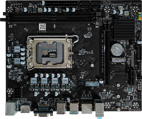 Imagem Principal do Produto - Placa mãe  H610S4 – Micro ATX